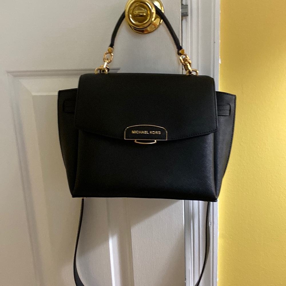 Michael Kors black handbag. NWTS